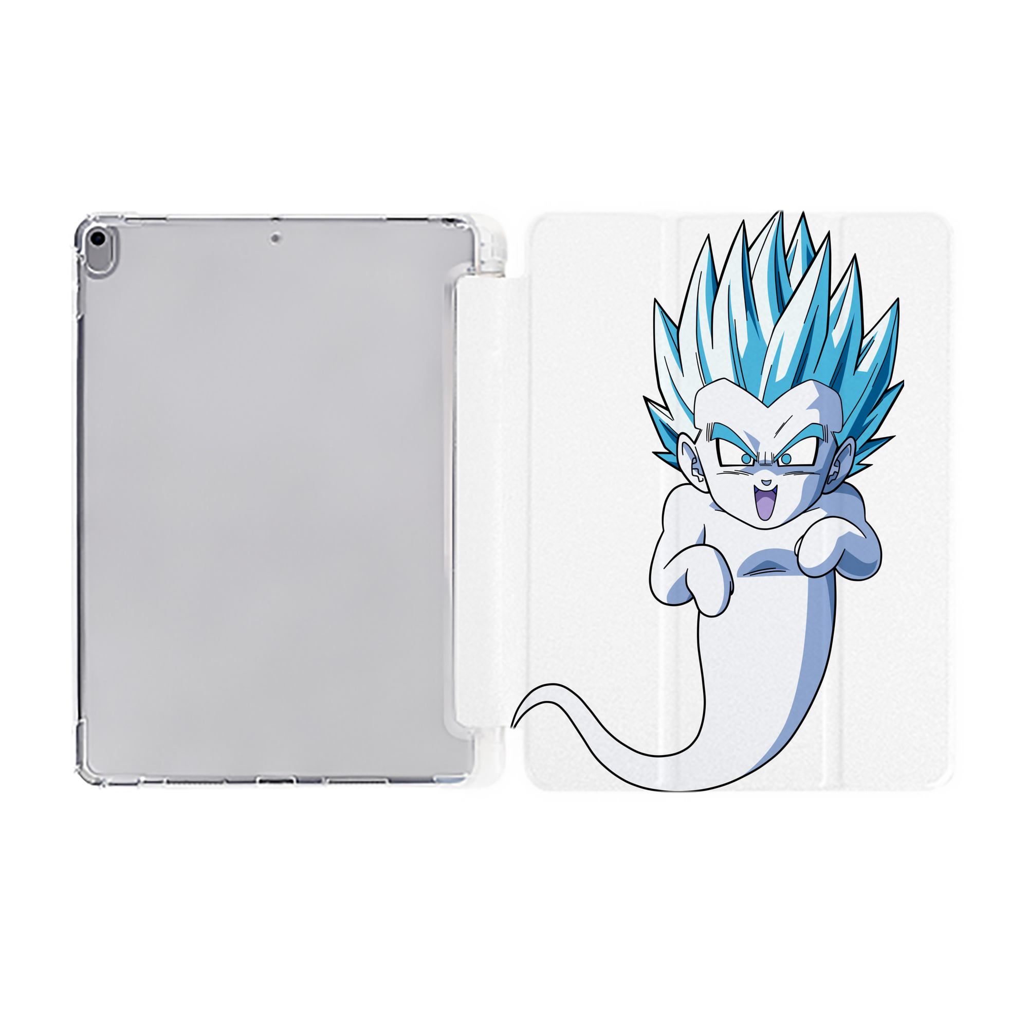 （画像用） ドラゴンボール ベジット DRAGON BALL Vegetto IPad ケース ペン収納付き 三つ折りスタンド PUレザー×シリコン 対応機種9.5/10.5/10.9インチ